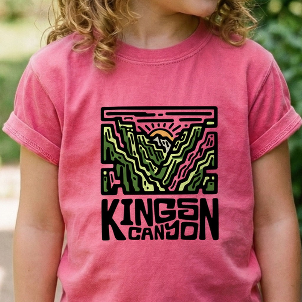 Kings Canyon National Park Kids Cotton T-Shirt