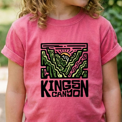 Kings Canyon National Park Kids Cotton T-Shirt