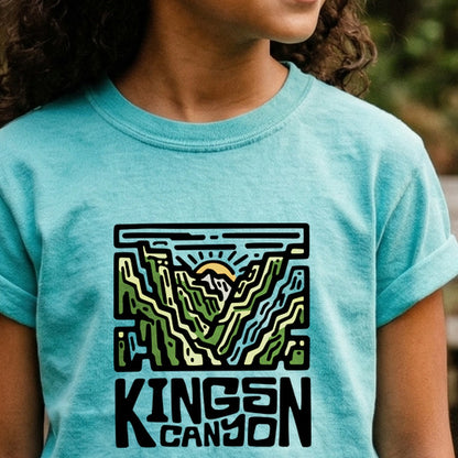 Kings Canyon National Park Kids Cotton T-Shirt