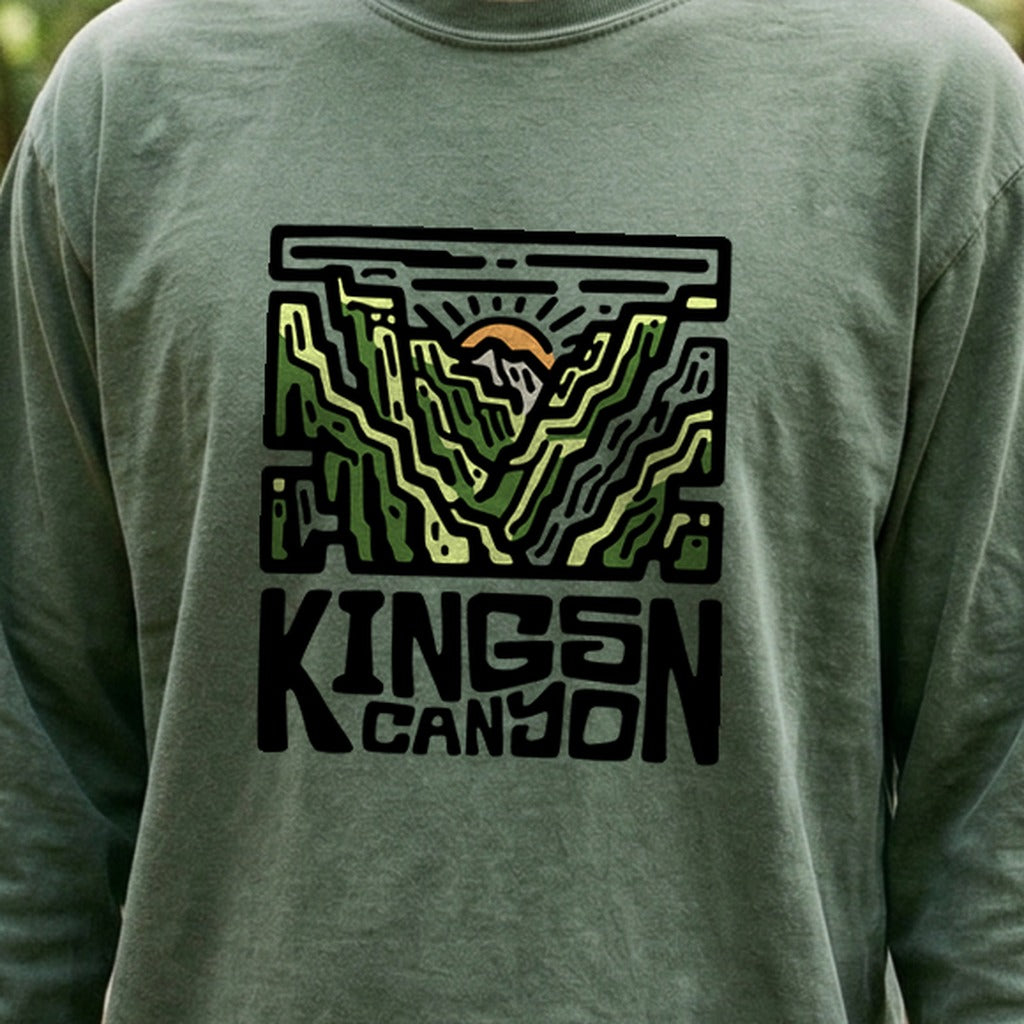 Kings Canyon National Park Cotton Long Sleeve