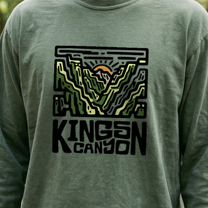 Kings Canyon National Park Cotton Long Sleeve
