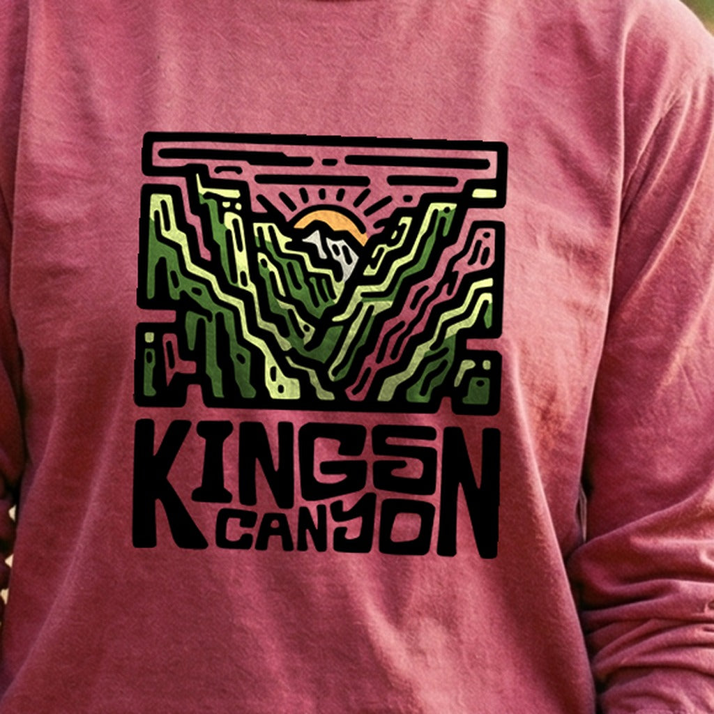 Kings Canyon National Park Cotton Long Sleeve