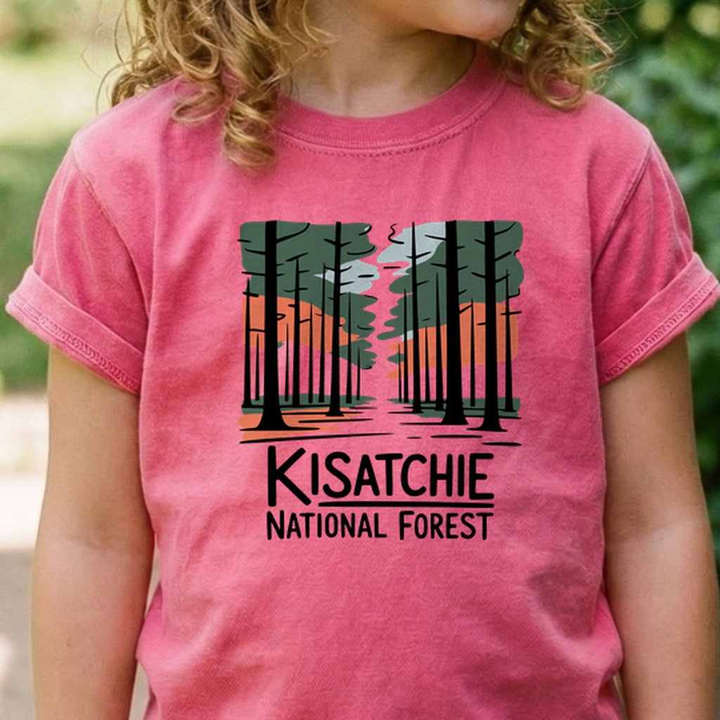 Kisatchie National Forest Kids Cotton T-Shirt