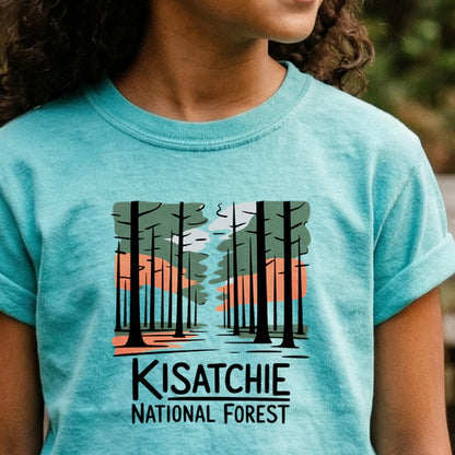 Kisatchie National Forest Kids Cotton T-Shirt