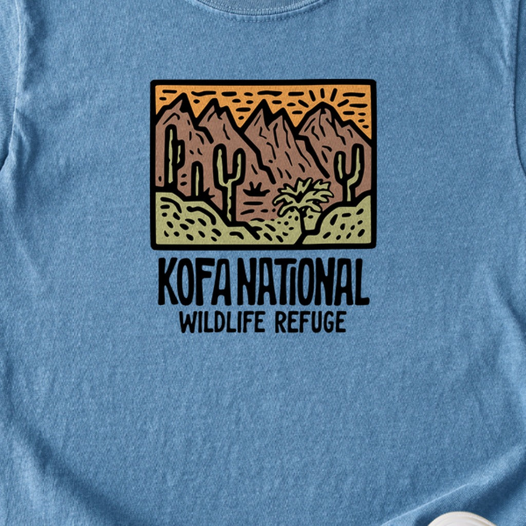 Kofa National Wildlife Refuge Kids Cotton T-Shirt