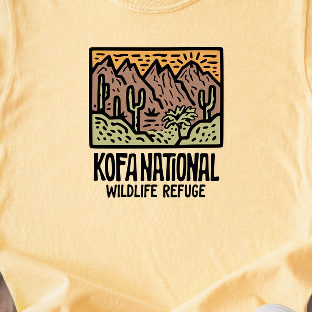 Kofa National Wildlife Refuge Kids Cotton T-Shirt