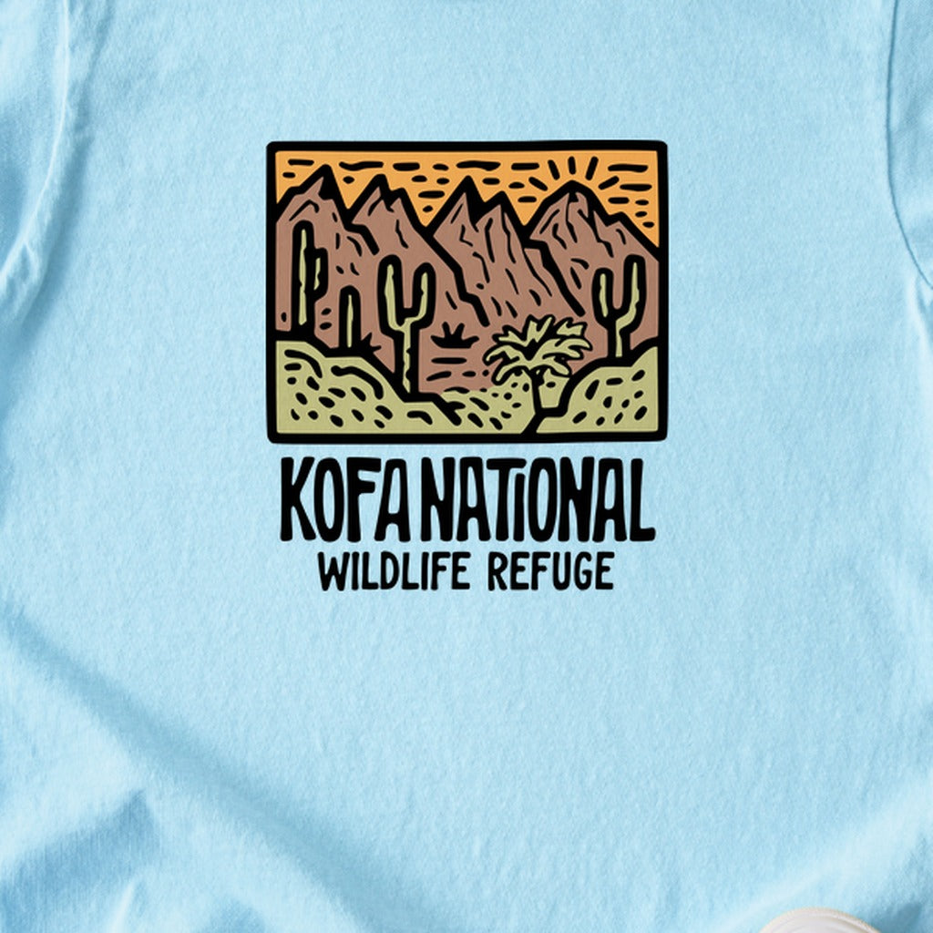 Kofa National Wildlife Refuge Kids Cotton T-Shirt