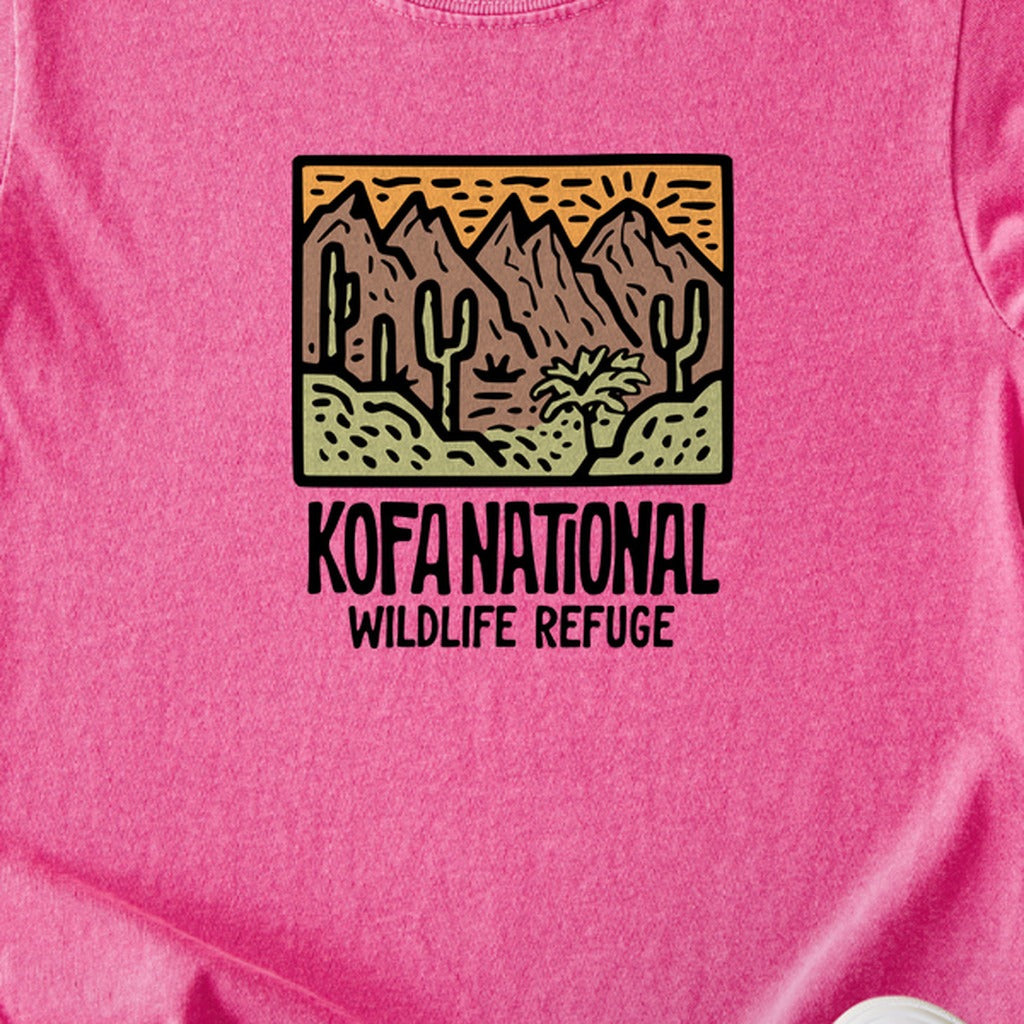 Kofa National Wildlife Refuge Kids Cotton T-Shirt