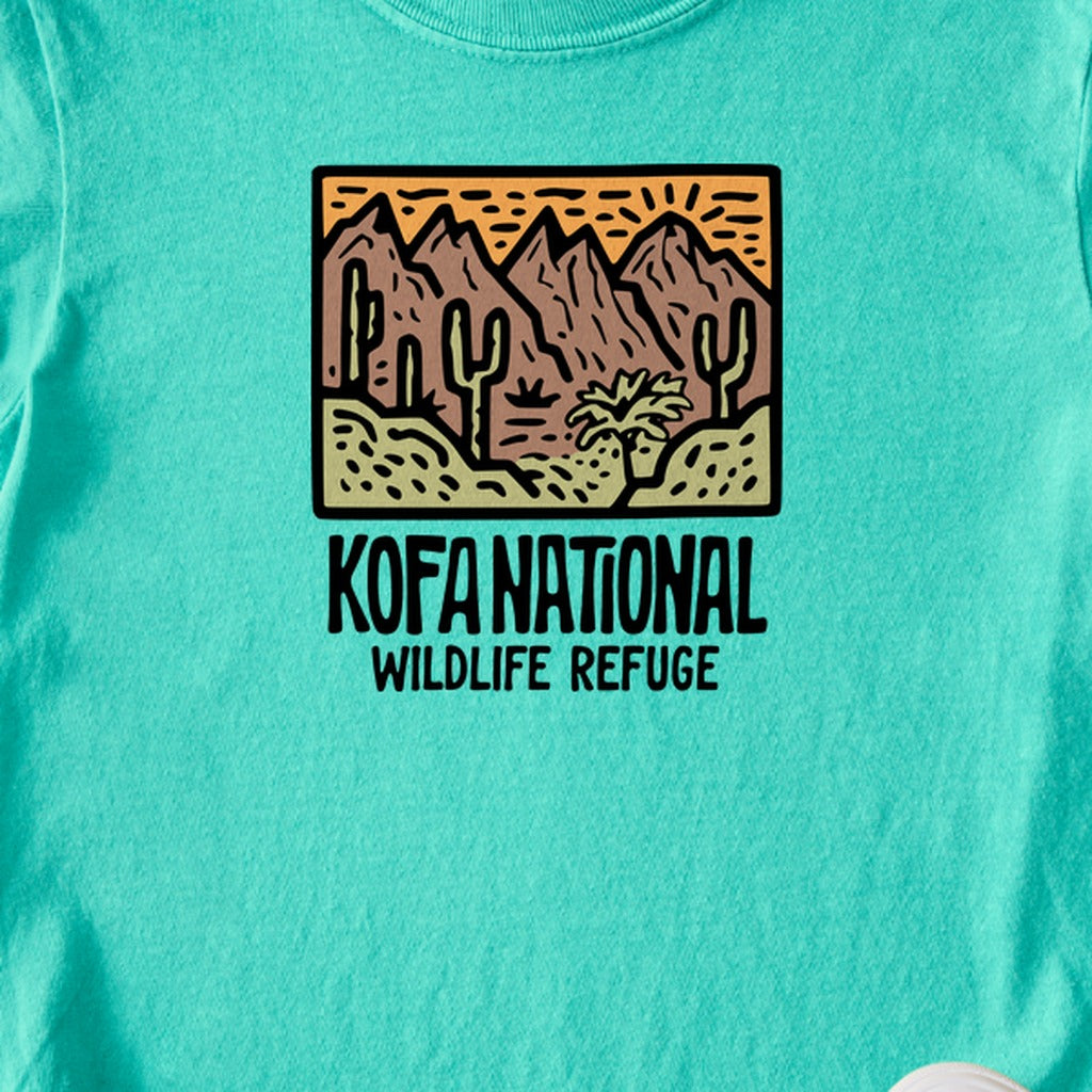 Kofa National Wildlife Refuge Kids Cotton T-Shirt