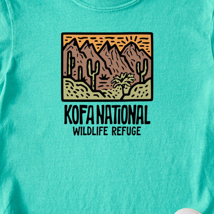 Kofa National Wildlife Refuge Kids Cotton T-Shirt
