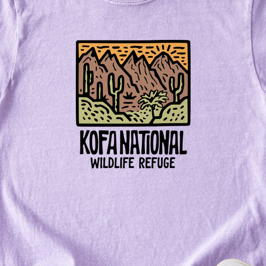 Kofa National Wildlife Refuge Kids Cotton T-Shirt