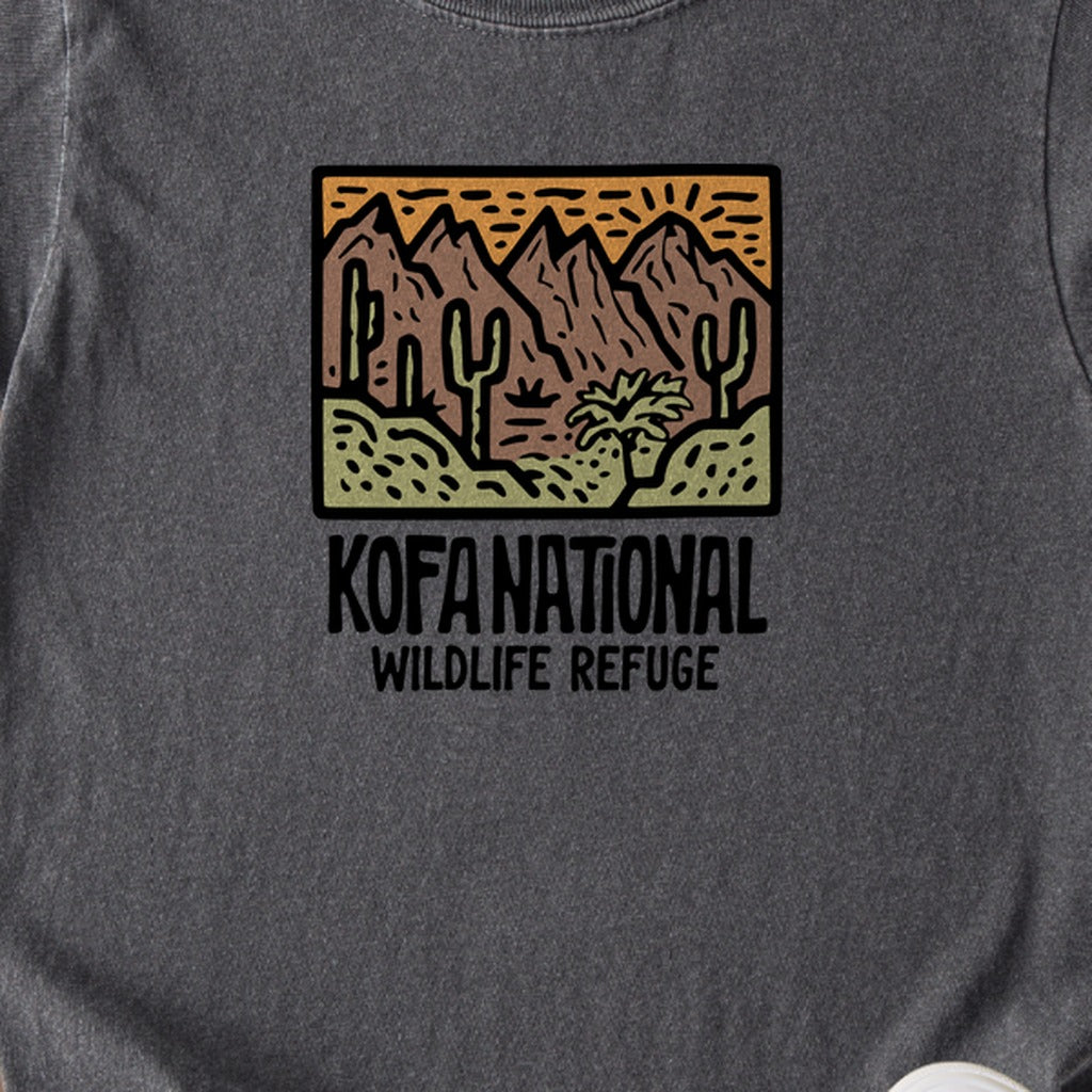 Kofa National Wildlife Refuge Kids Cotton T-Shirt