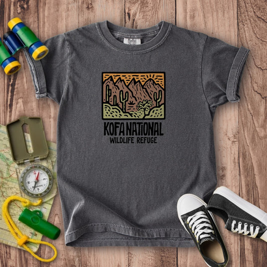 Kofa National Wildlife Refuge Kids Cotton T-Shirt