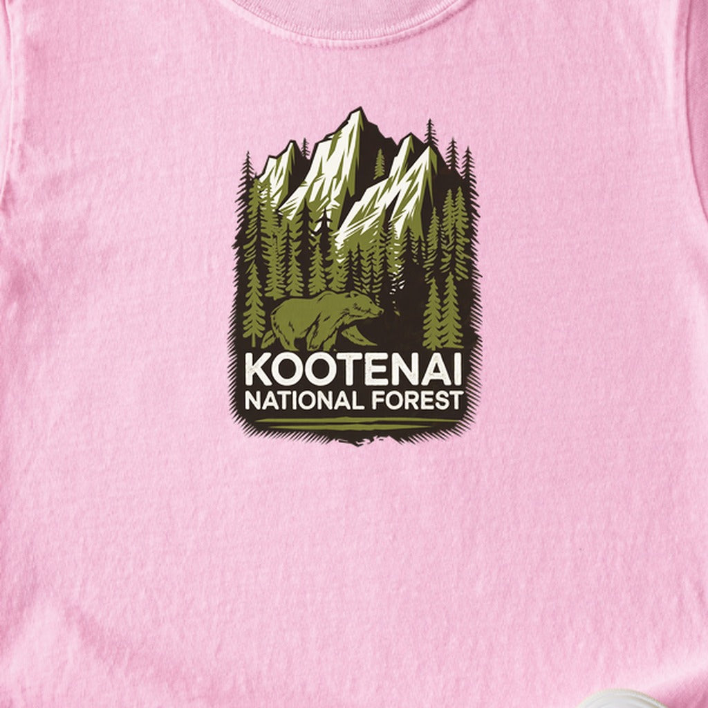 Kootenai National Forest Kids Cotton T-Shirt