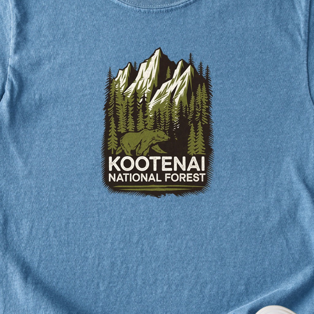 Kootenai National Forest Kids Cotton T-Shirt