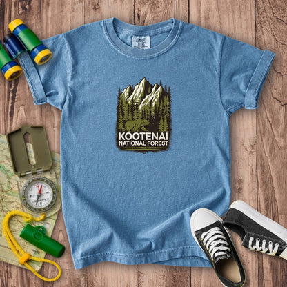 Kootenai National Forest Kids Cotton T-Shirt