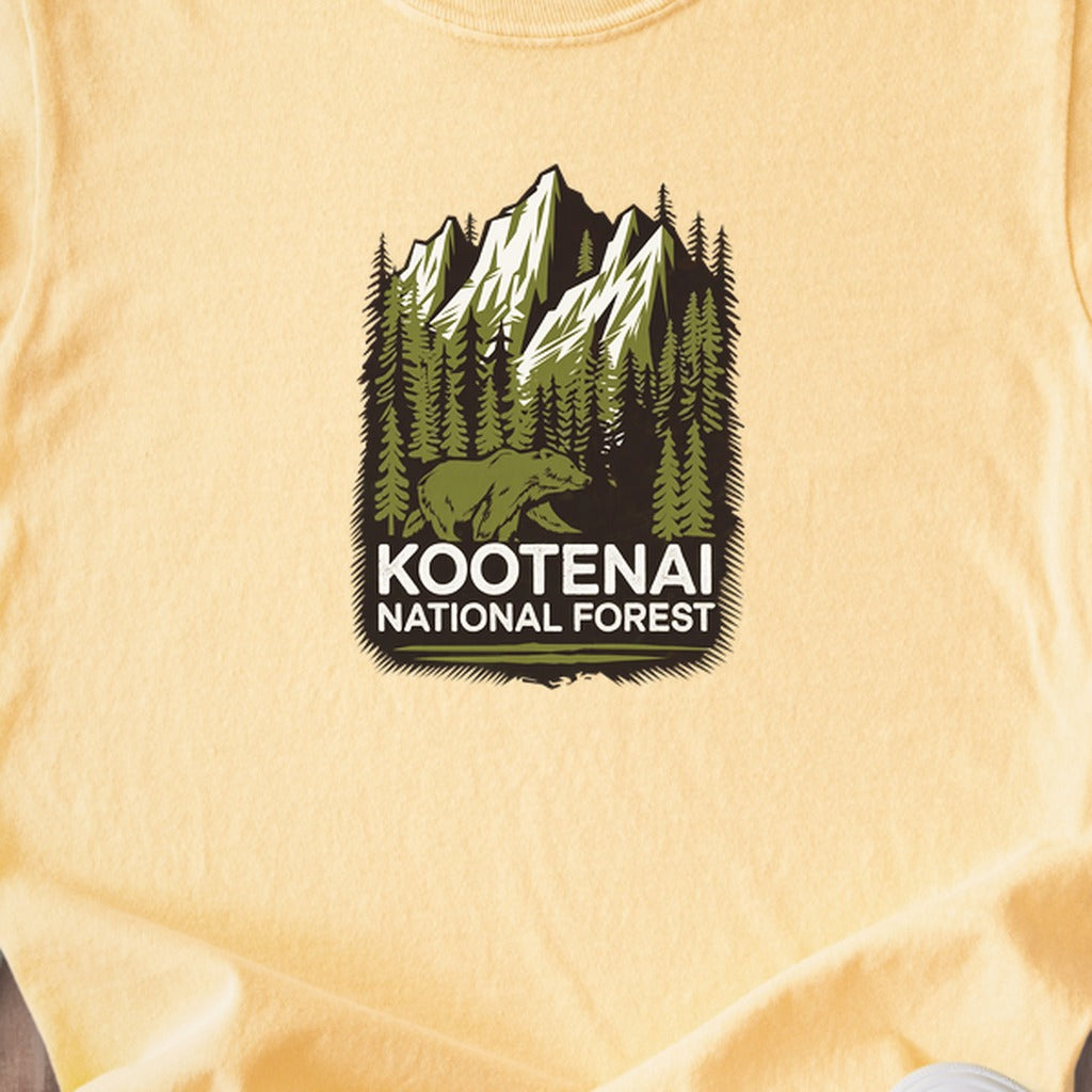 Kootenai National Forest Kids Cotton T-Shirt
