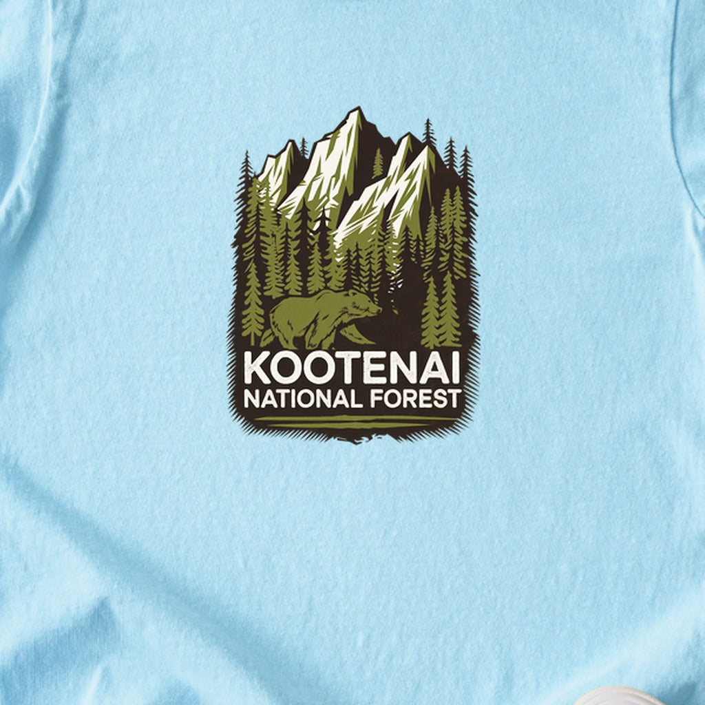 Kootenai National Forest Kids Cotton T-Shirt