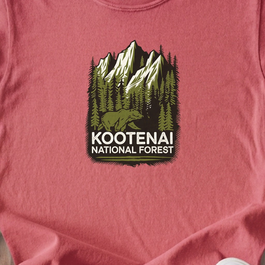 Kootenai National Forest Kids Cotton T-Shirt