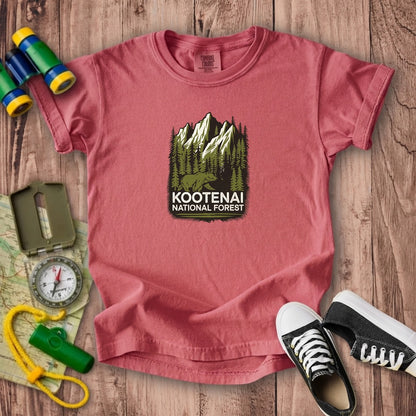 Kootenai National Forest Kids Cotton T-Shirt