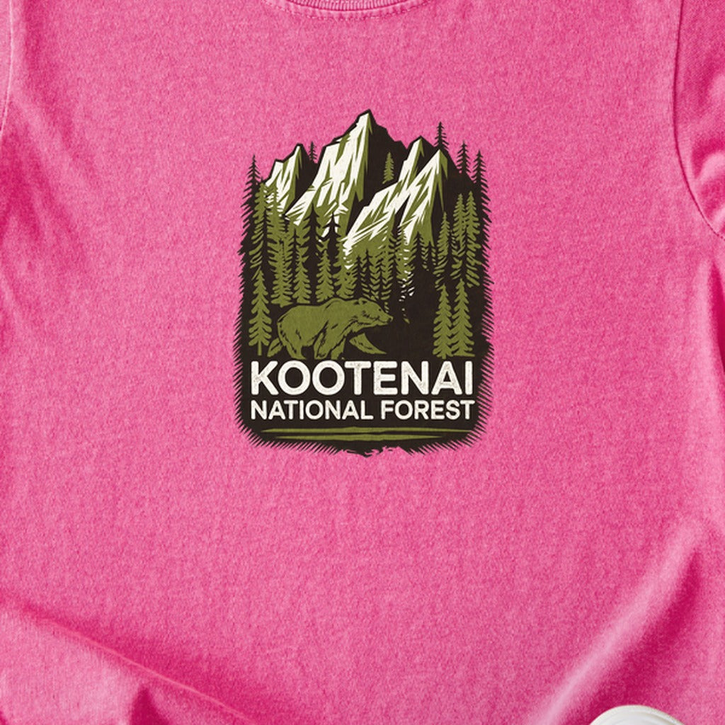 Kootenai National Forest Kids Cotton T-Shirt