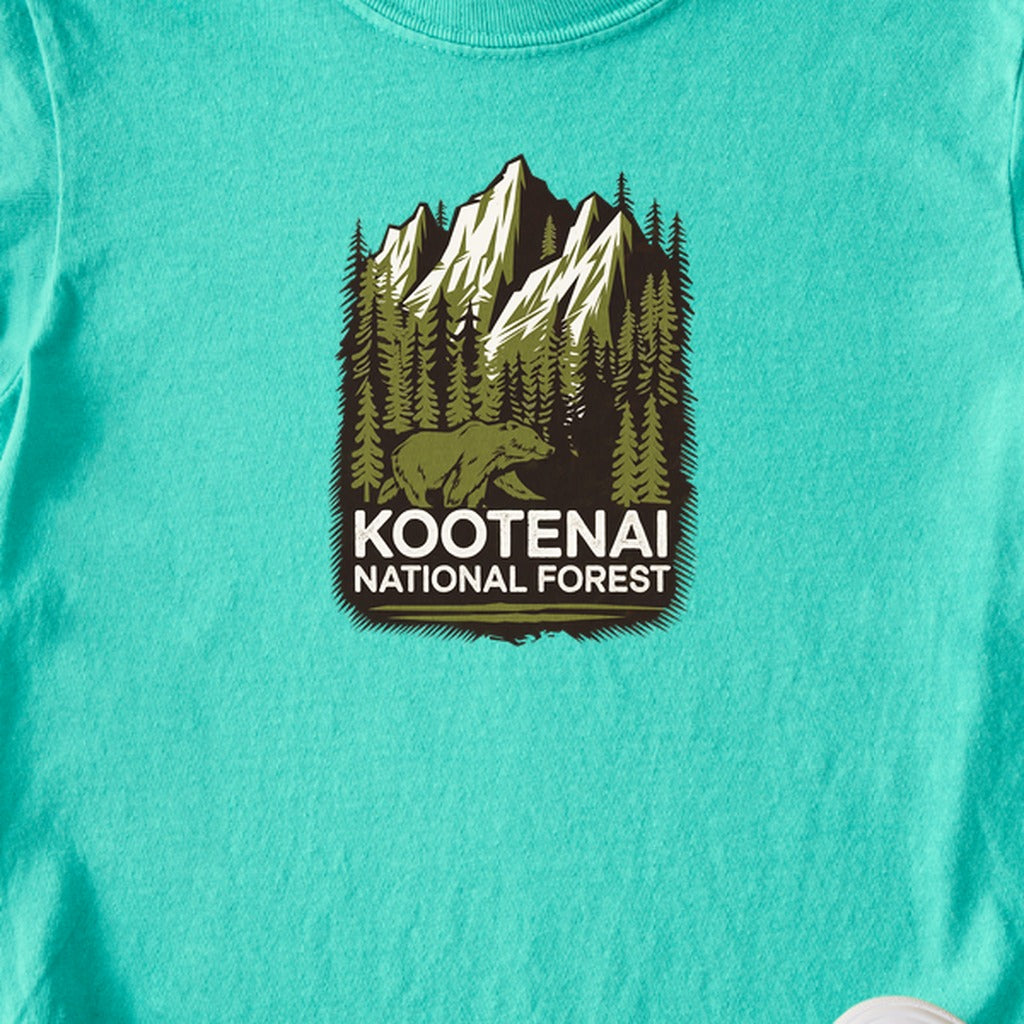 Kootenai National Forest Kids Cotton T-Shirt