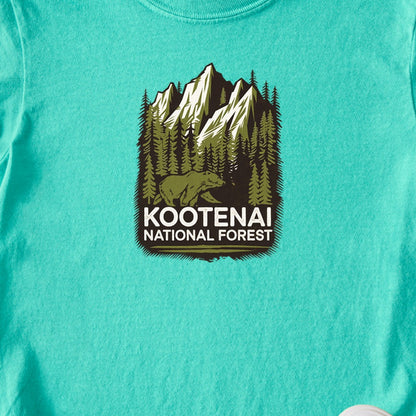 Kootenai National Forest Kids Cotton T-Shirt