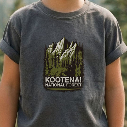 Kootenai National Forest Kids Cotton T-Shirt