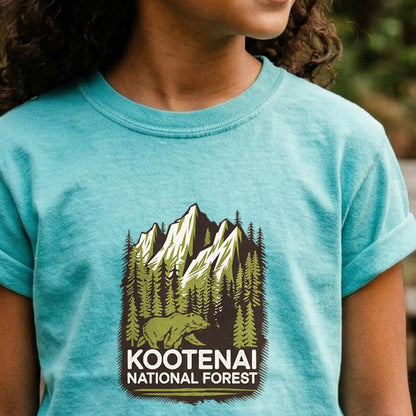 Kootenai National Forest Kids Cotton T-Shirt