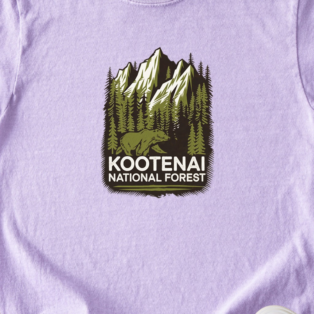 Kootenai National Forest Kids Cotton T-Shirt