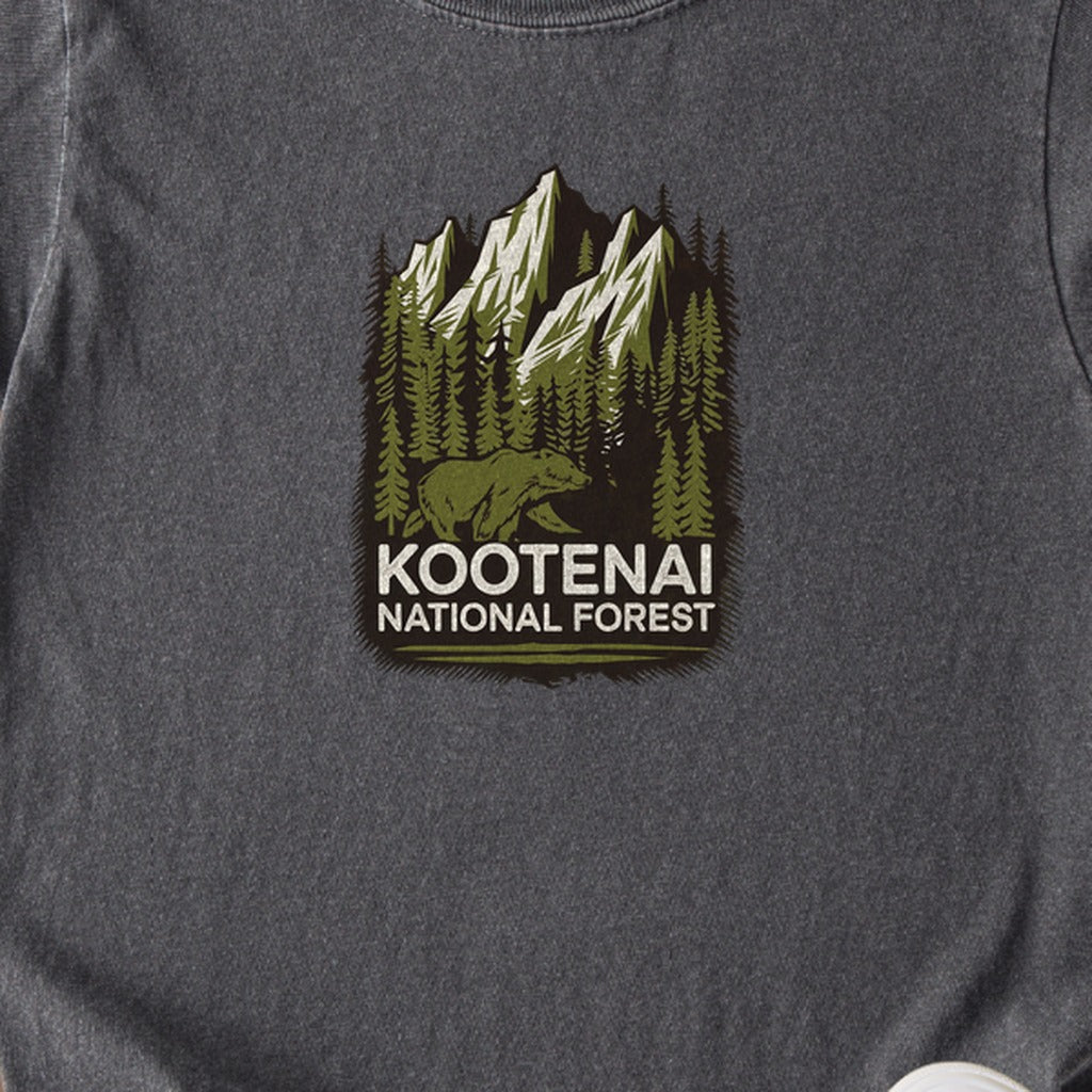 Kootenai National Forest Kids Cotton T-Shirt