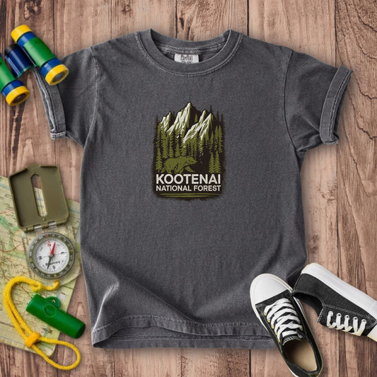 Kootenai National Forest Kids Cotton T-Shirt