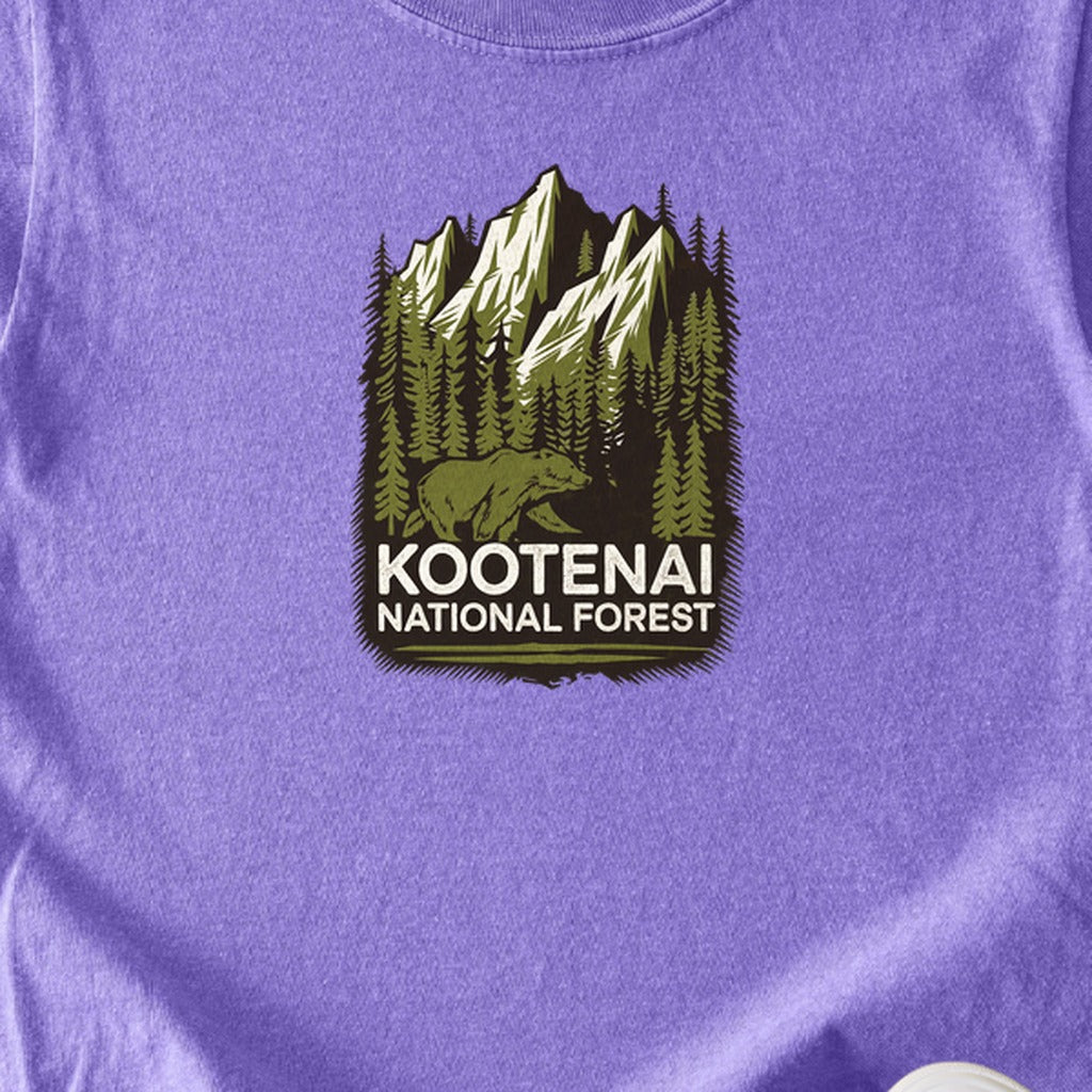 Kootenai National Forest Kids Cotton T-Shirt