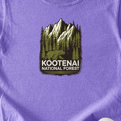 Kootenai National Forest Kids Cotton T-Shirt