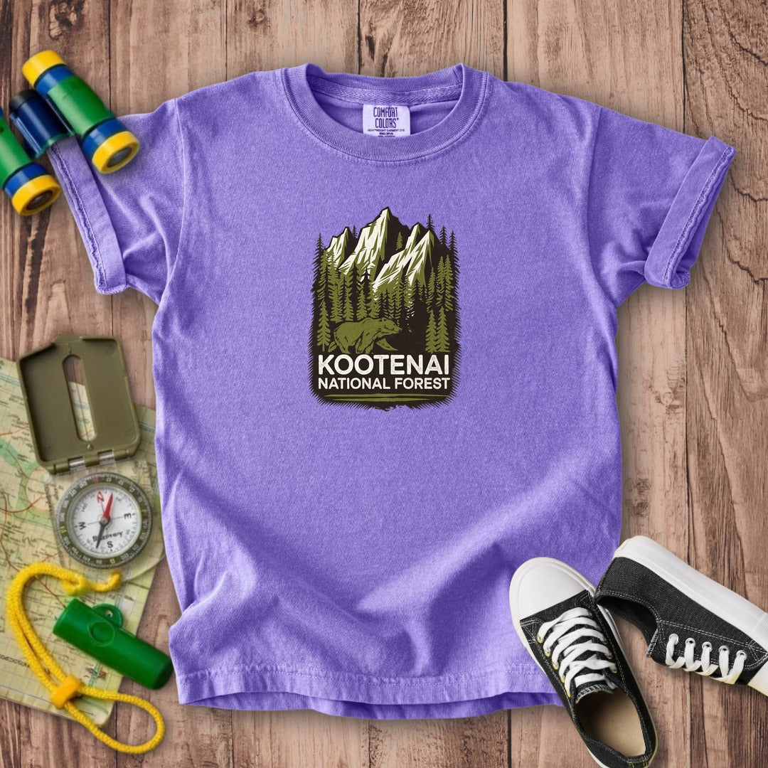 Kootenai National Forest Kids Cotton T-Shirt