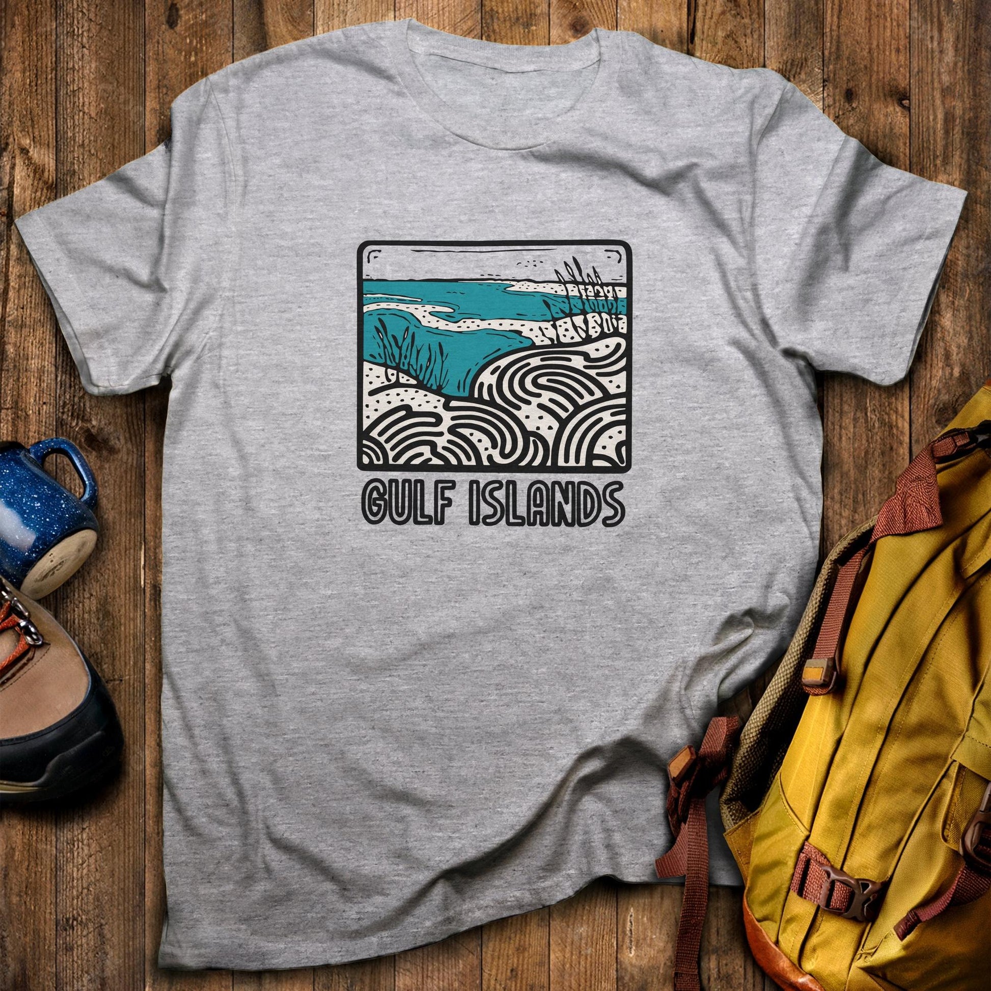 Gulf Islands National Seashore T-Shirt Sport Grey Adventure and Outdoors Themed T-Shirt