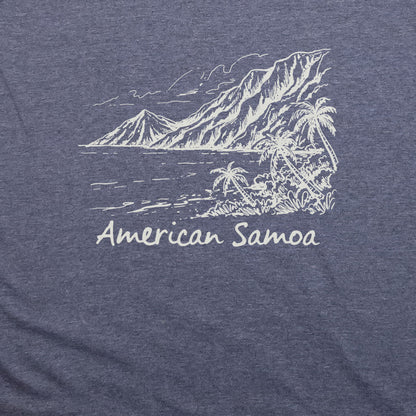 American Samoa Line Drawing T-Shirt