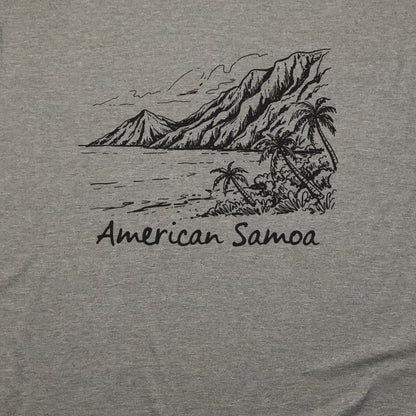 American Samoa Line Drawing T-Shirt