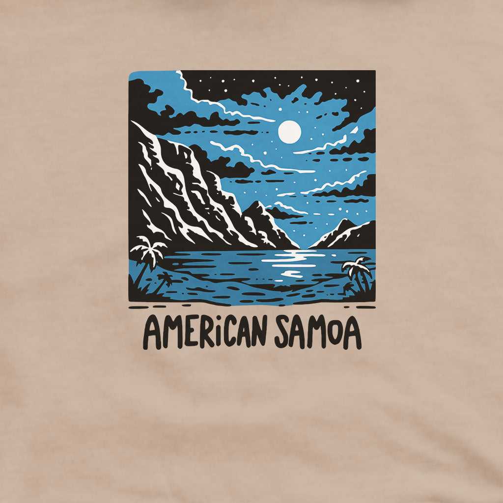 American Samoa at Night Hoodie