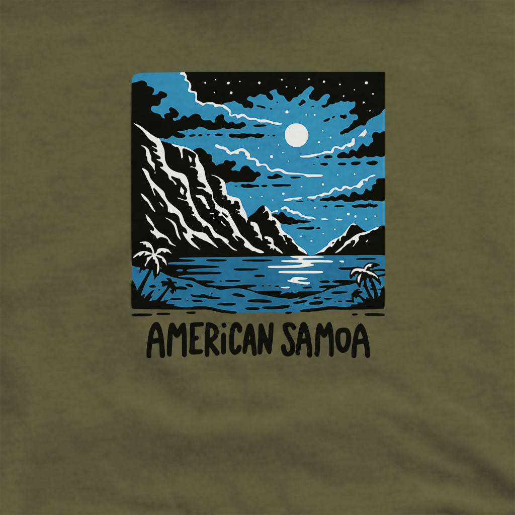 American Samoa at Night Hoodie