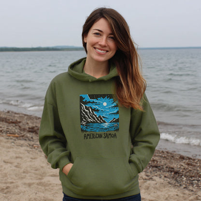 American Samoa at Night Hoodie