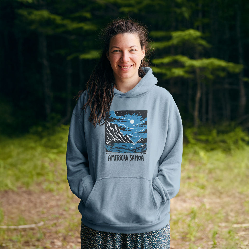 American Samoa at Night Hoodie