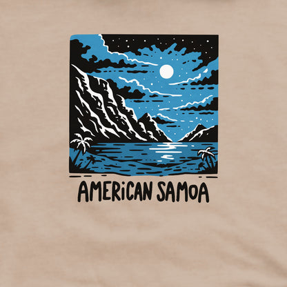 American Samoa at Night Crewneck Sweatshirt