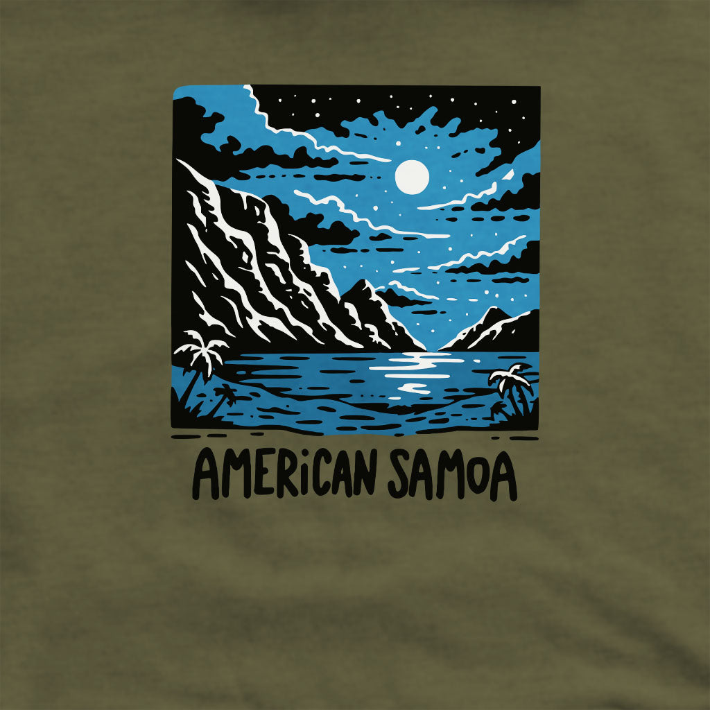 American Samoa at Night Crewneck Sweatshirt