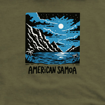 American Samoa at Night Crewneck Sweatshirt
