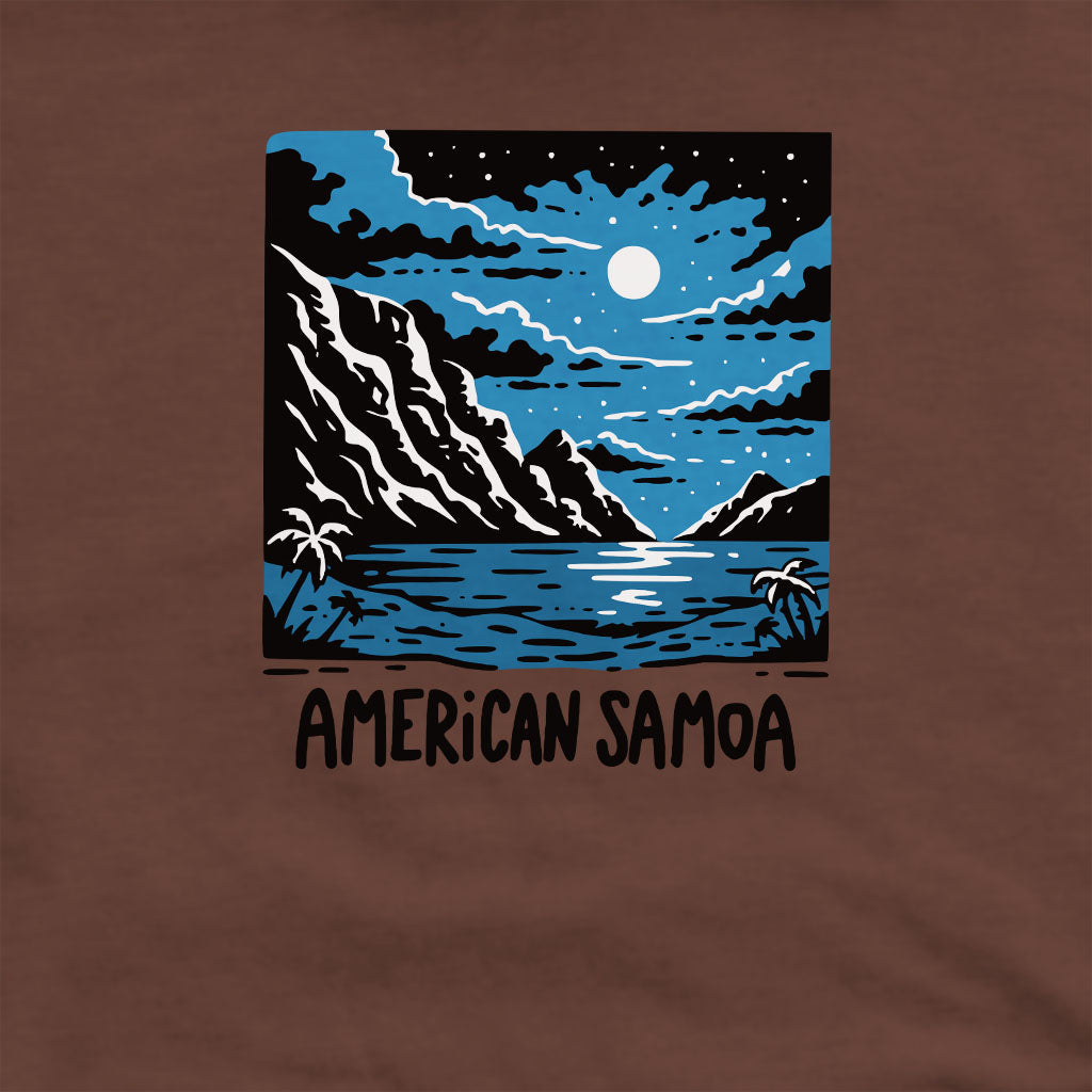 American Samoa at Night Crewneck Sweatshirt
