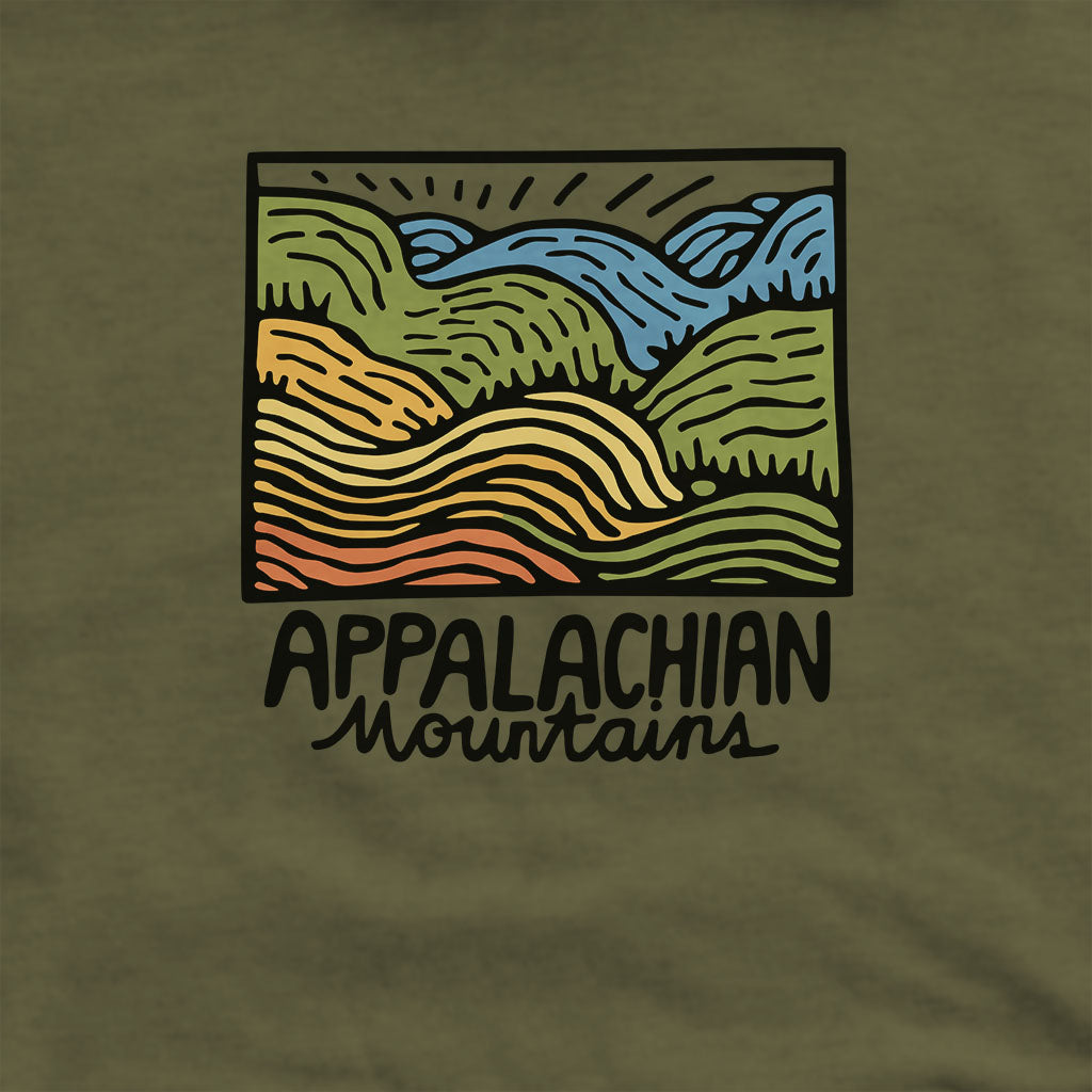 Appalachian Mountains Hoodie Adventure and Outdoors Themed Hoodie