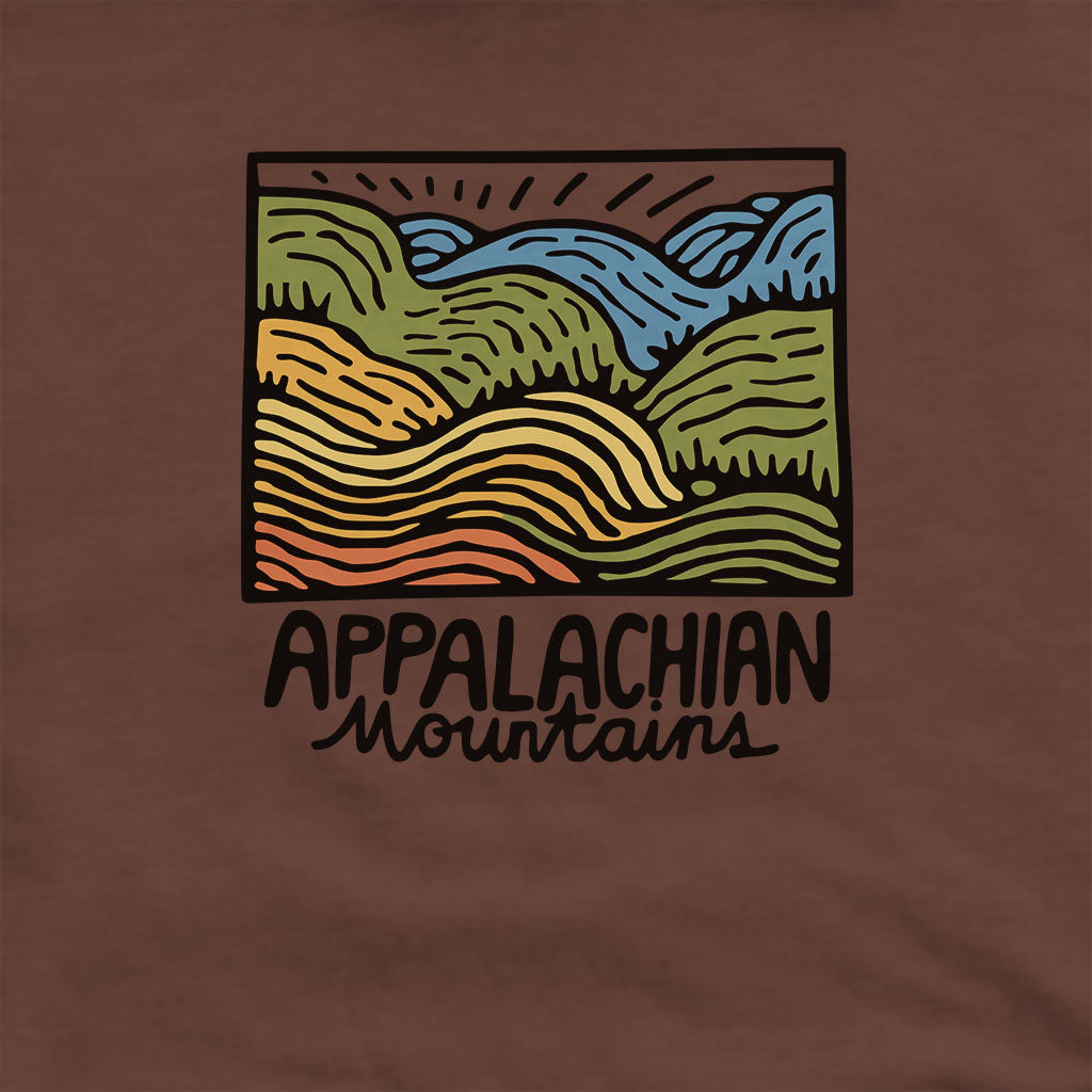 Appalachian Mountains Hoodie Adventure and Outdoors Themed Hoodie