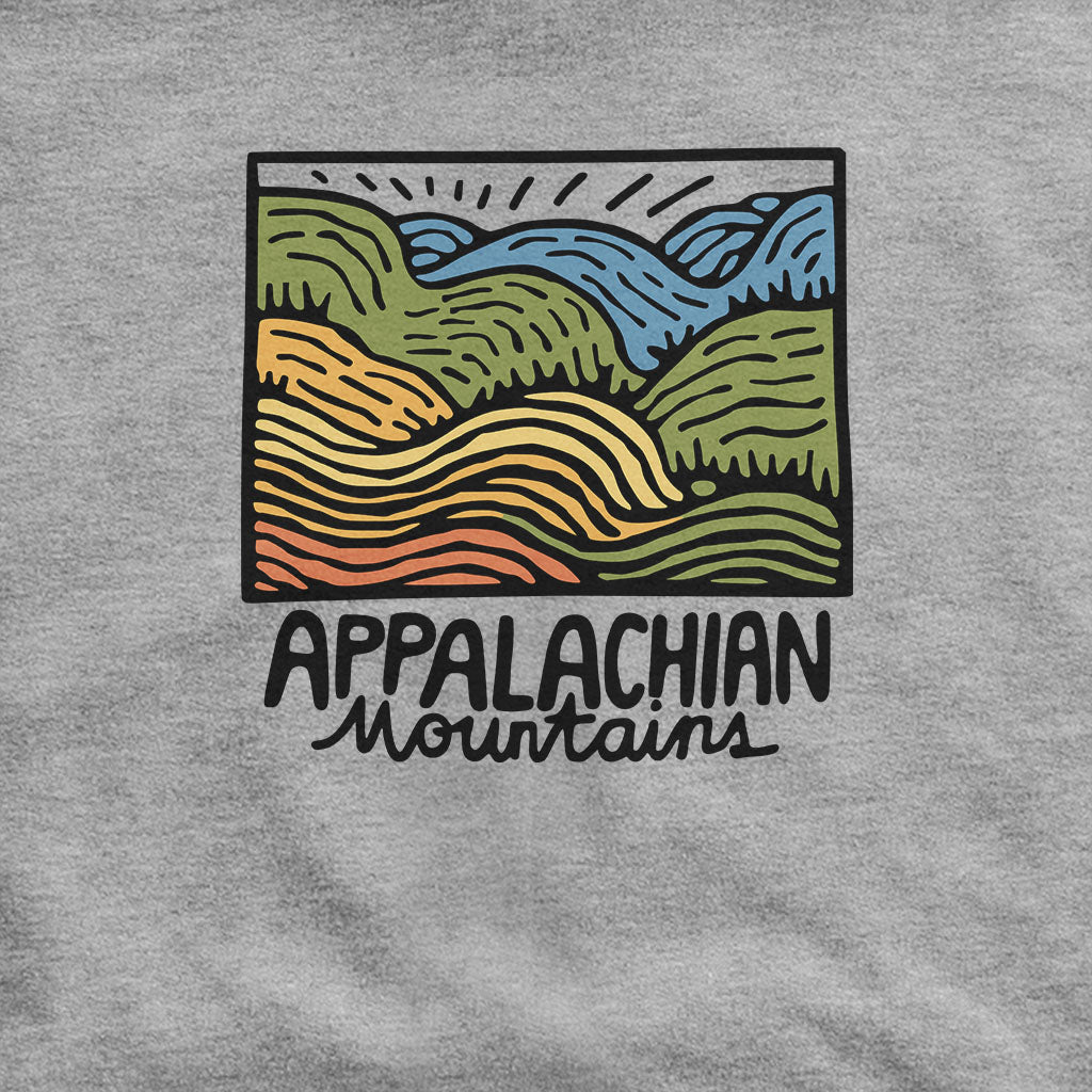 Appalachian Mountains Hoodie Adventure and Outdoors Themed Hoodie