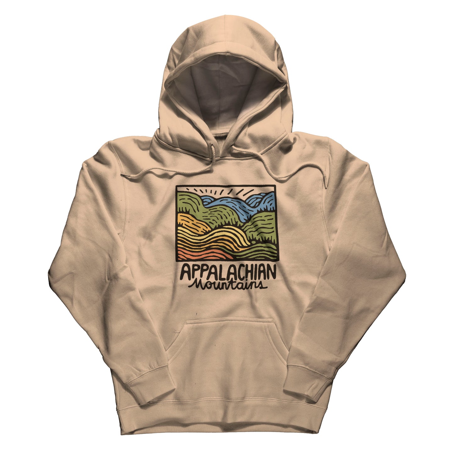Appalachian Mountains Hoodie Adventure and Outdoors Themed Hoodie